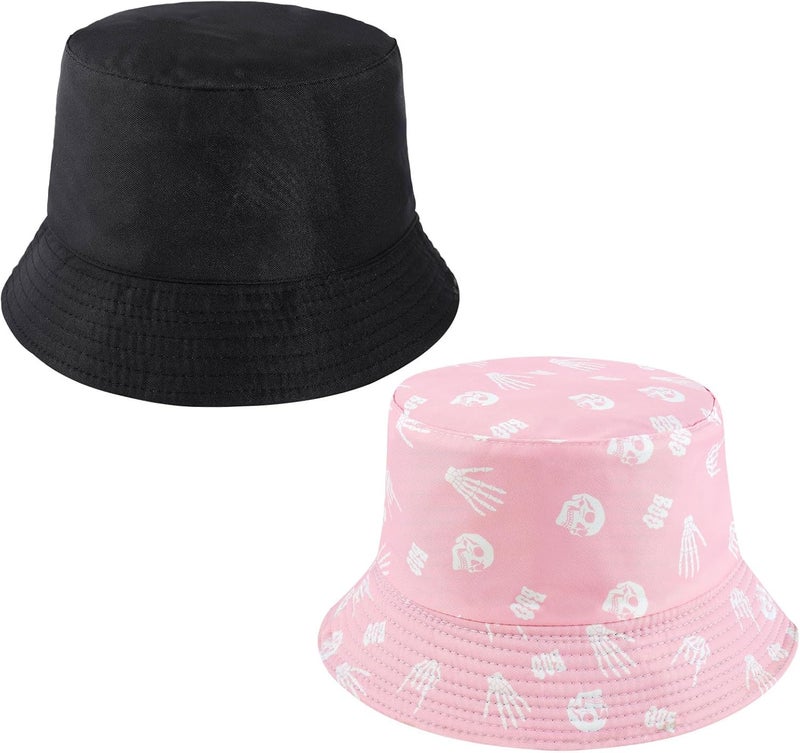 DOCILA Bucket Hats for Women Trendy Print Reversible Bucket Hat Packable All Season Fisherman Sun Caps - Image 1